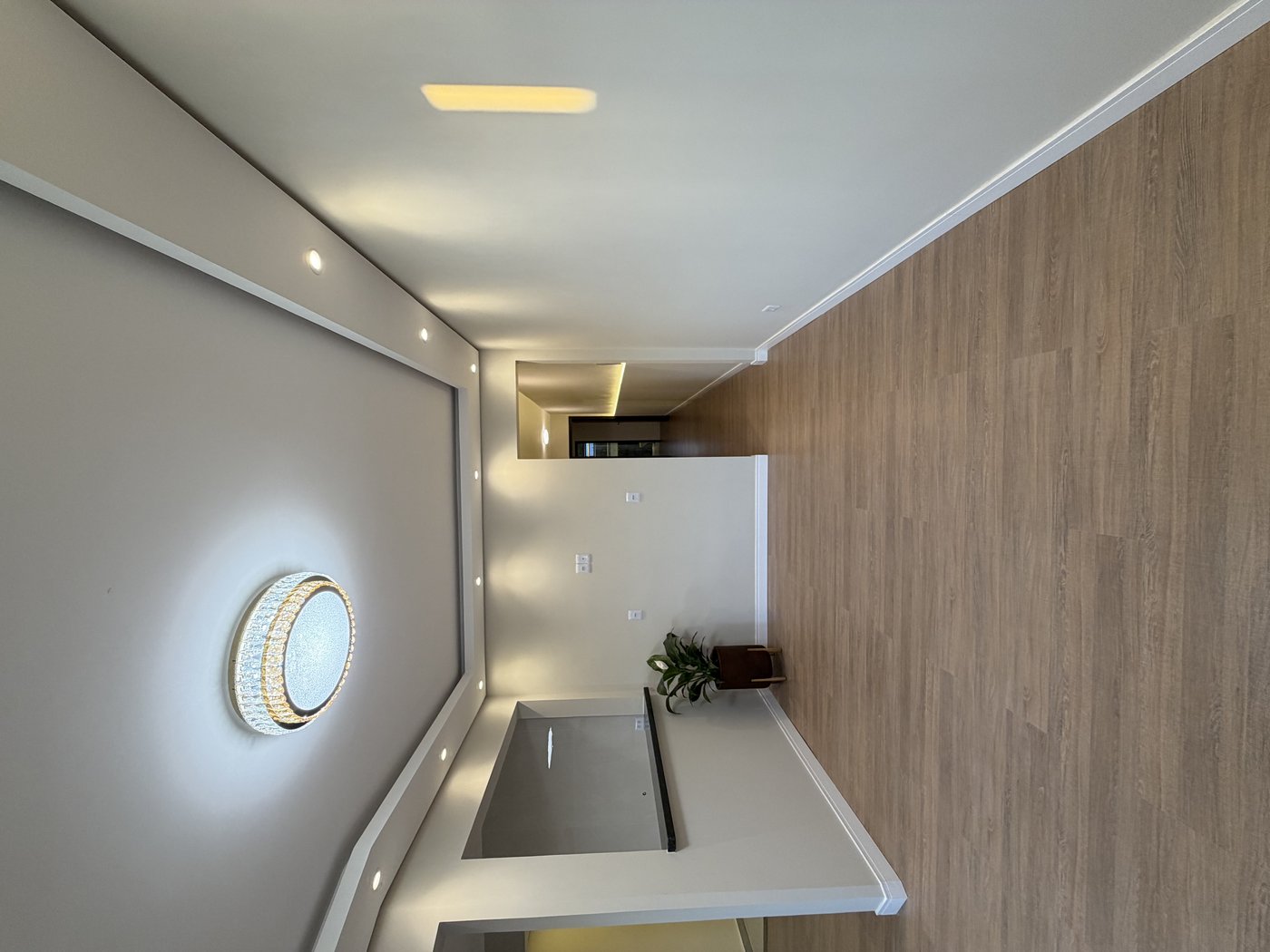 Sala e corredor